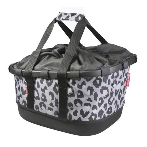 Zdjęcie: KLICKfix Reisenthel GT Uniklip 2 0304UN Koszyk rowerowy – 21 l - leo nero