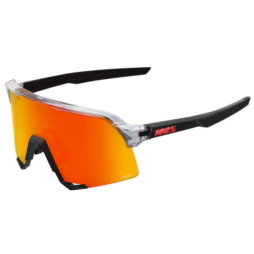 Foto de 100% Gafas - S3 - Polished Translucent Grey Matte Black/HiPER Red Mirror