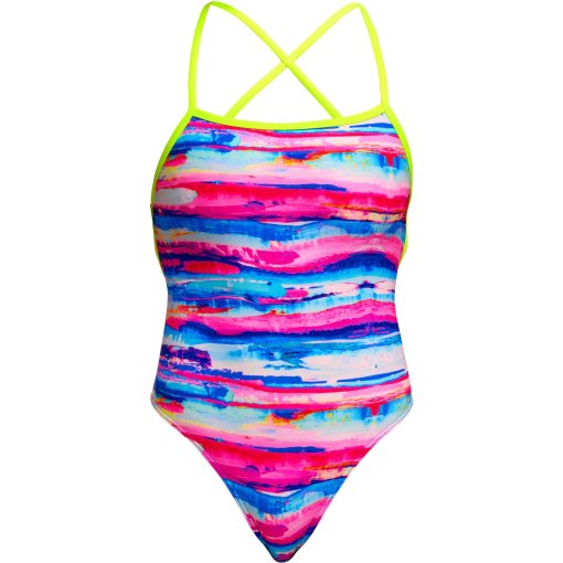 Produktbild von Funkita Strapped In Eco Badeanzug Damen - Colour Cutaway