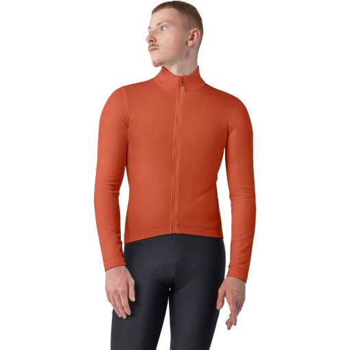 Picture of Castelli Competizione Thermal LS Jersey Men - paprika 655