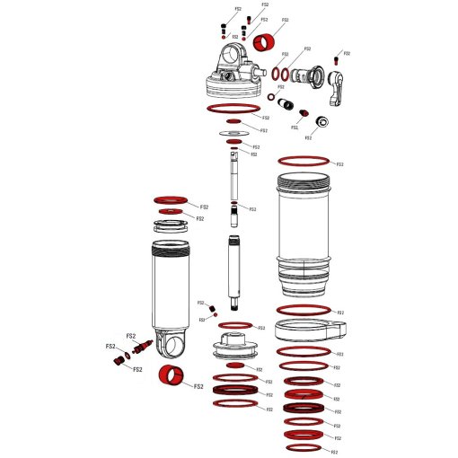 Immagine prodotto da RockShox Service Kit Full Monarch B1 Autosag Specialized - 11.4418.002.010