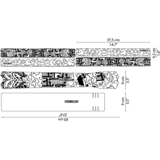 Immagine prodotto da DYEDBRO Pellicola Protettiva per Telaio - Aotearoa - black