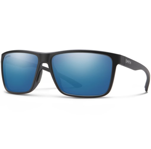 Photo produit de Smith Riptide ChromaPop Glass Polarized Lunettes - Matte Black - Blue Mirror