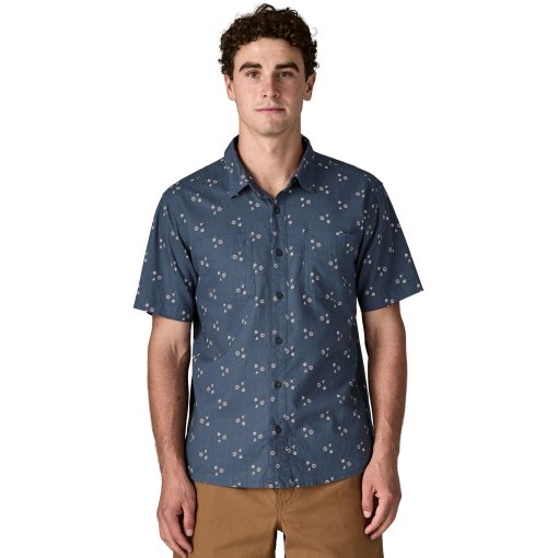 Productfoto van Patagonia Back Step Herenhemd met korte mouwen - Bouquet: Dolomite Blue