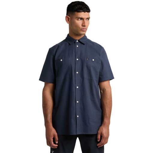 Produktbild von Haglöfs Curious Hemp Kurzarmhemd Herren - tarn blue 3N5