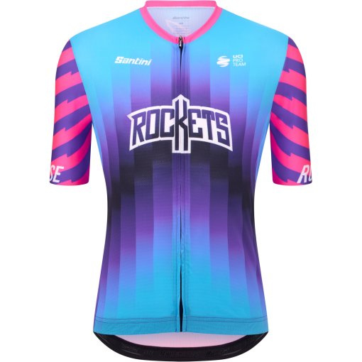 Foto de Santini Team Rockets Maillot de manga corta para hombre RE97175C26UR - print