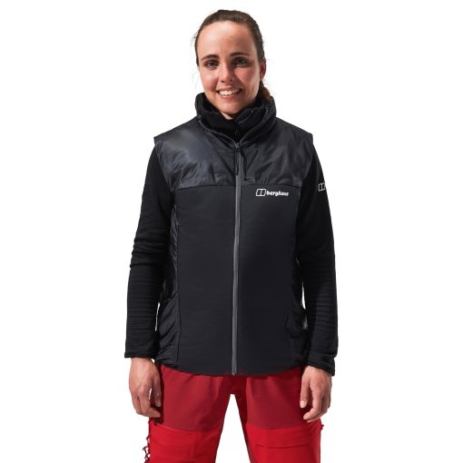 Foto de Berghaus Chaleco Térmico Mujer - MTN Arete LB - Grey Pinstripe/Jet Black