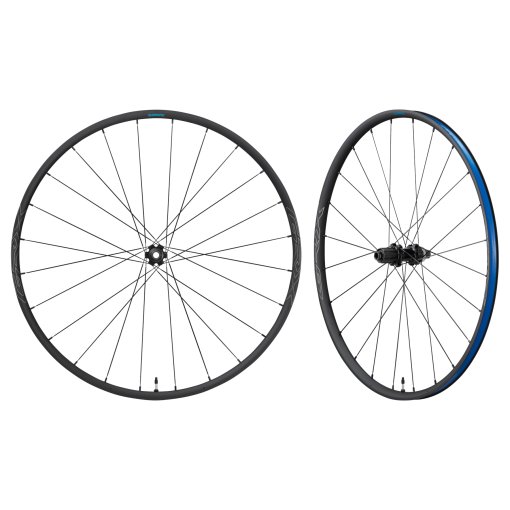 Photo produit de Shimano Paire de Roues - GRX WH-RX570-TL - 28&quot; | Clincher/Tubeless | Centerlock - 12x100mm | 12x142mm - HG-EV