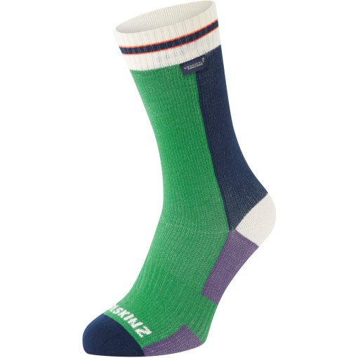 Foto de SealSkinz Calcetines Impermeables de Ciclismo Medianos - Billockby - Verde