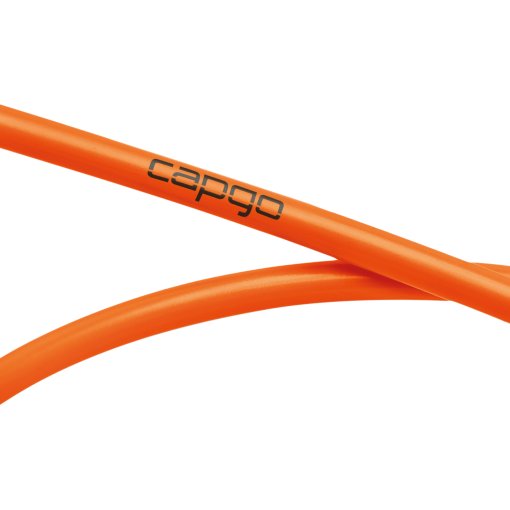 Immagine prodotto da capgo Guaina di Cavo di Freno - Blue Line | 5mm | PTFE - arancione neon | 3000mm