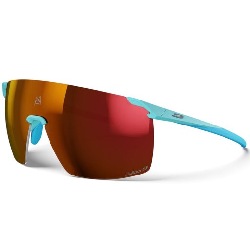 Produktbild von Julbo Faster L Kilian Jornet Sonnenbrille - Hellblau Glacier - transparent - Multilayer Reactiv 0-3 High Contrast