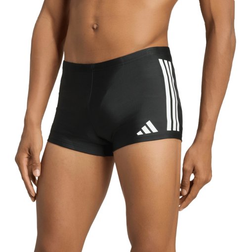 Picture of adidas 3-Stripes Swim Boxer Shorts Men - black/white KH3878