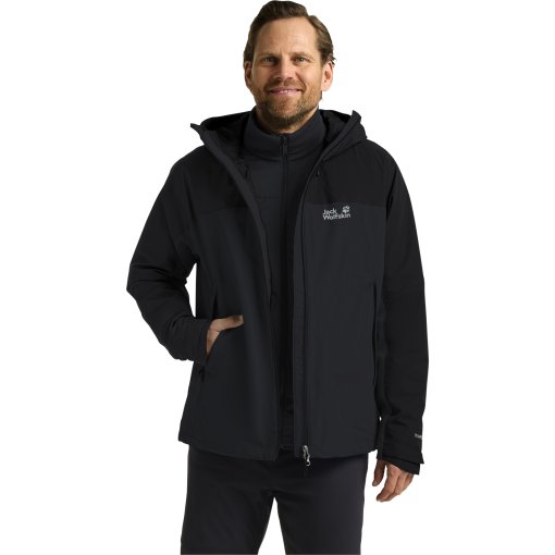 Foto de Jack Wolfskin Chaqueta Hombre - Wild Places 3In1 - phantom