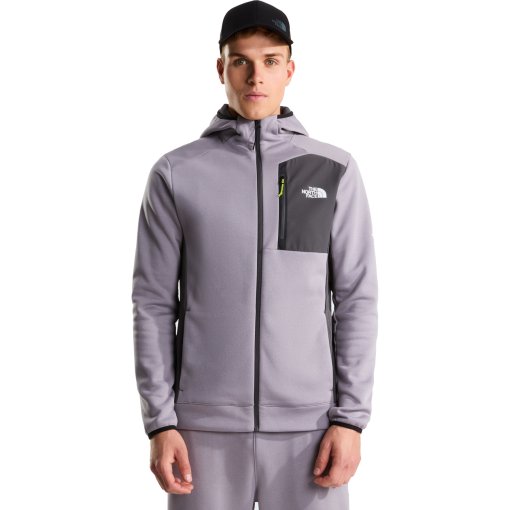 Photo produit de The North Face Mountain Athletics Hooded Fleece Jacket Men - Transcendent Grey/Anthracite Grey
