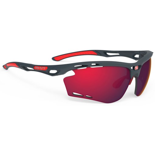 Produktbild von Rudy Project Propulse Brille - Charcoal Matte/Multilaser Red