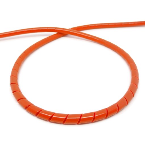 Foto de capgo Manguera en Espiral - Blue Line | para Organización de Alambres/Fundas de Cables - rojo neón | 2000mm