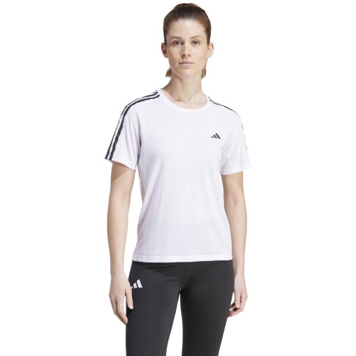 Foto de adidas Camiseta Mujer - Own The Run 3-Stripes - blanco IQ3876