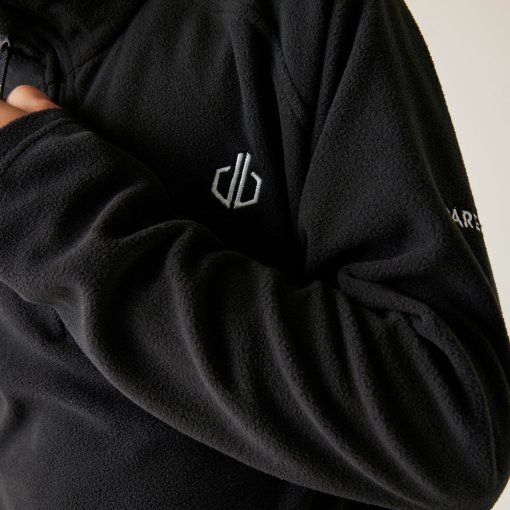 Produktbild von Dare 2b Freehand Half Zip Fleecepullover Kinder - 800 Schwarz