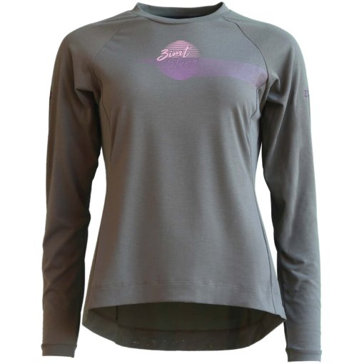 Productfoto van Zimtstern Spunz Shirt met Lange Mouwen Dames - Dusty Olive