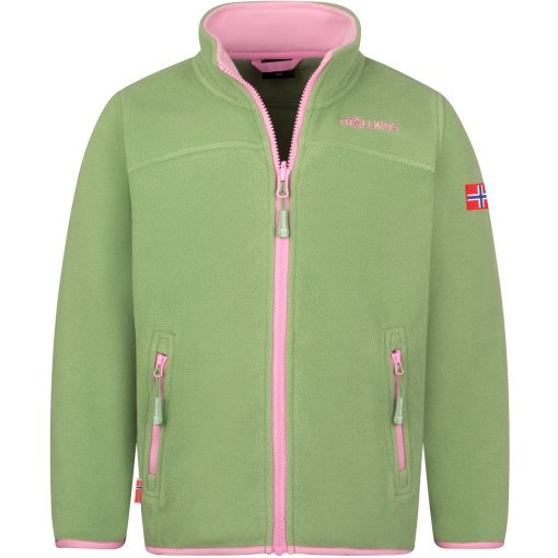 Immagine prodotto da Trollkids Giacca Ragazza - Oppdal XT - Pistachio Green/Wild Rose