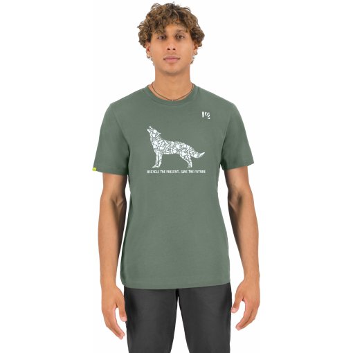 Kuva tuotteesta Karpos Wild Animal T-Paita Miehet - sea spray/print 1