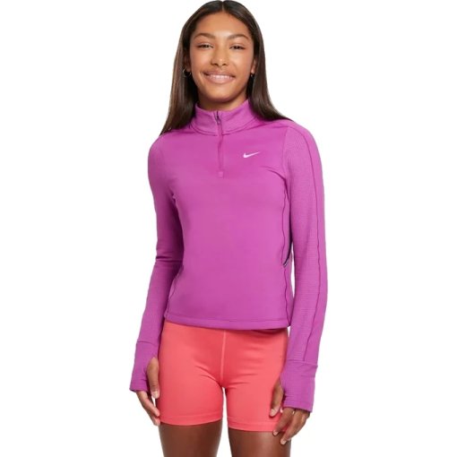 Foto de Nike Therma-Fit Cremallera media manga larga Niñas - hot fuchsia/beyond pink HF4682-518