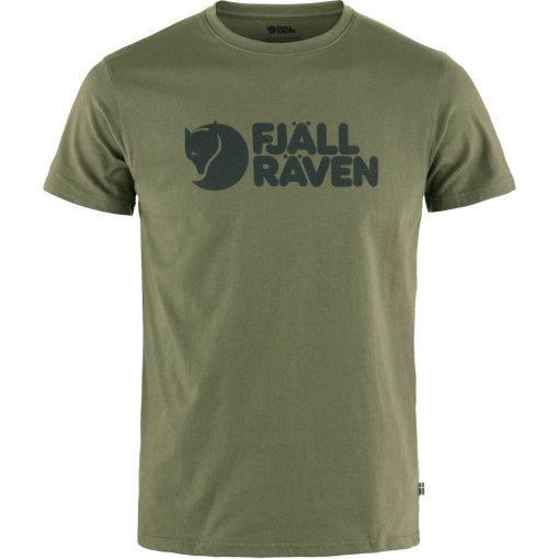 Foto de Fjällräven Camiseta Hombre - Logo - laurel green