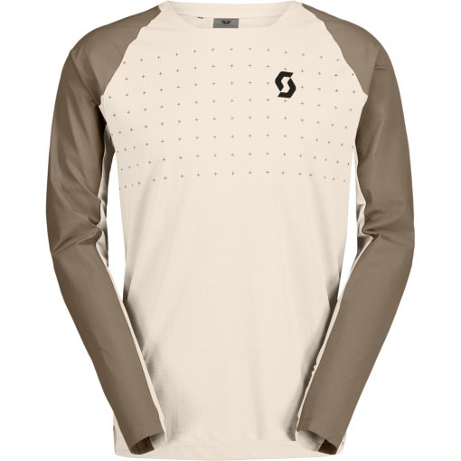 Photo produit de SCOTT Trail Vertic Pro Maillot à manches longues pour hommes - cotton white/toast beige