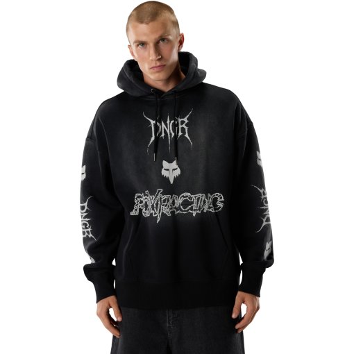 Produktbild von FOX DNGR Heavyweight Fleece Kapuzenpullover Herren - schwarz