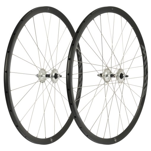Produktbild von Miche Pistard WR Bahnrad Laufradsatz Schlauchreifen - VR: 9x100mm | HR: 10x120mm - silber