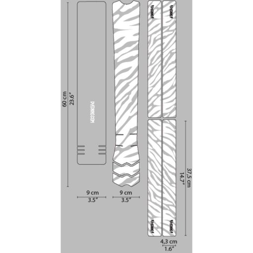Picture of DYEDBRO Zebra Frame Protection Kit - white gloss