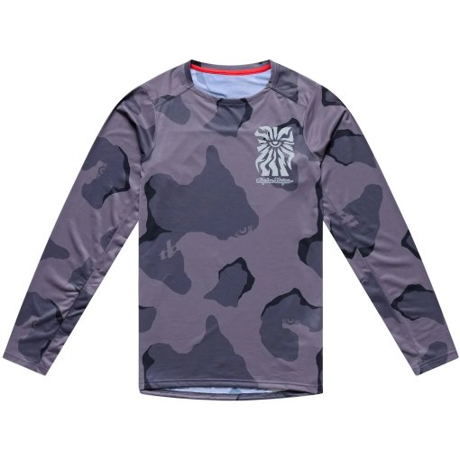 Produktbild von Troy Lee Designs Skyline Pro Langarmtrikot Herren - Flow Camo Carbon