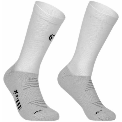 Picture of PISSEI Silver Summer Cycling Socks - White