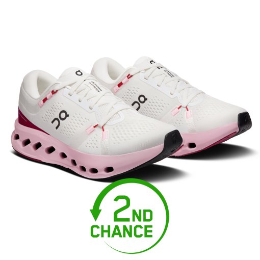 Produktbild von On Cloudsurfer 2 Laufschuhe Damen - Ivory | Peony - B-Ware