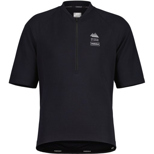 Photo produit de Maloja Maillot Manches Courtes Homme - SpiazzoM. Gravel - deep black 8833