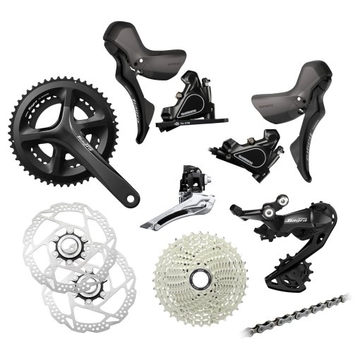Photo produit de Shimano Tiagra R4000 Groupe de Dérailleur - 2x11 Vitesses