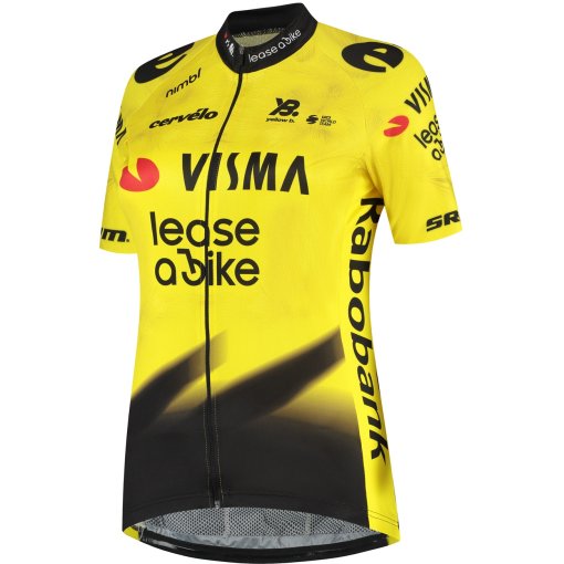 Photo produit de RAPidGEAR Team Visma | Lease a Bike Replica Short Sleeve Jersey Women 2026 - yellow