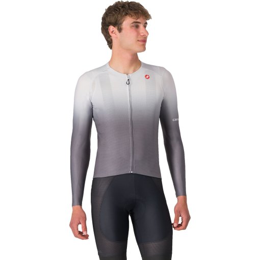 Picture of Castelli UPF Long Sleeve Jersey Men - silver grey 870