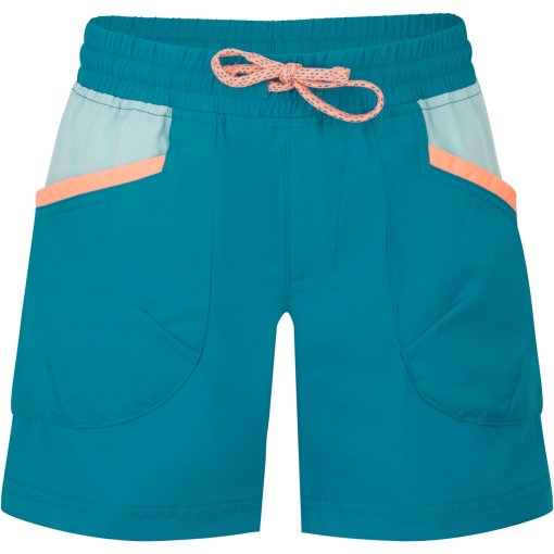 Foto de Trollkids Pantalones Cortos Niña - Senja - Harbor Blue/Aqua Haze/Mellow Peach