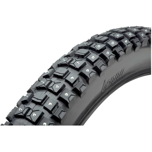 Photo produit de Benno Bikes Pneu Tringle Rigide - Studded Snow Winter - 26 x 2.35&quot; - noir