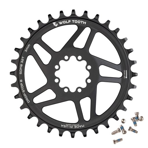 Produktbild von Wolf Tooth Kettenblatt - SRAM 8-Bolt | Boost - Drop-Stop ST | Offset 3mm