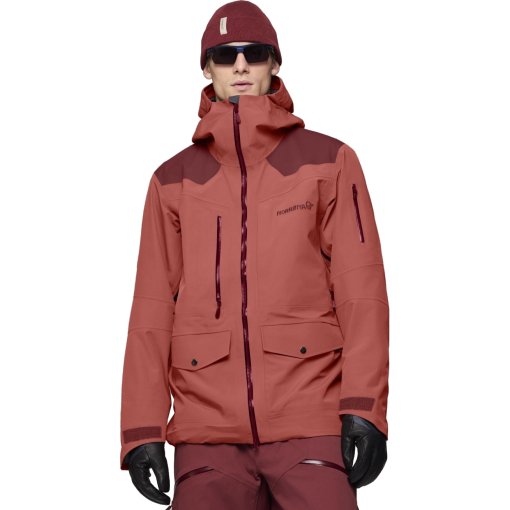 Picture of Norrona tamok dri3 Jacket Men - Cowhide/Port