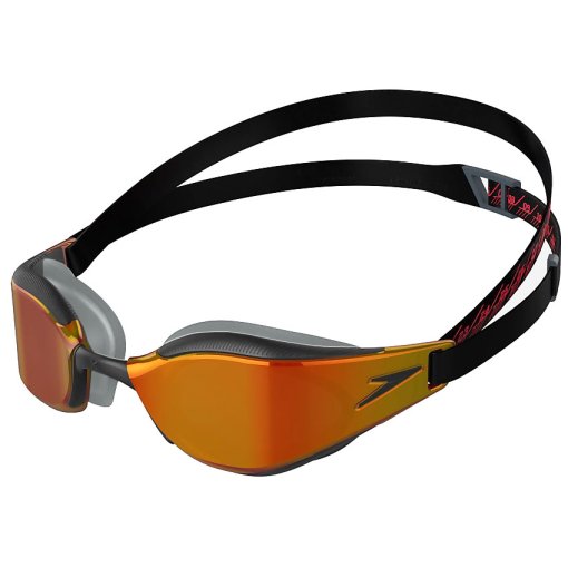 Produktbild von Speedo Fastskin Hyper Elite Mirror Schwimmbrille - black/dragon fire/gold