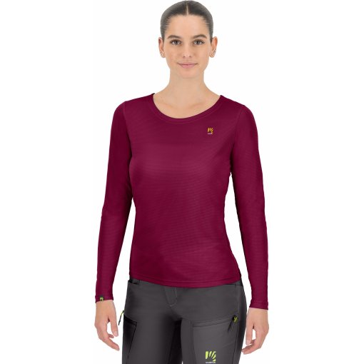 Productfoto van Karpos Loma Evo Shirt met Lange Mouwen Dames - beet red
