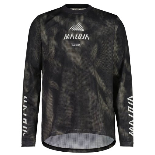 Produktbild von Maloja PfeifferkogelM. Dirt Langarmshirt Herren - deep black papermountains 1274