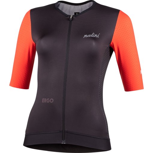 Immagine prodotto da Nalini Maglia a Maniche Corte Donna - Laser - nero/coral 4000