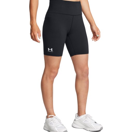 Foto de Under Armour Pantalón Corto de 18 cm Mujer - UA Rival - Negro/Blanco