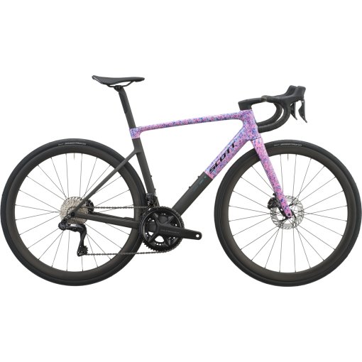 Picture of SCOTT ADDICT RC 10 - Carbon Road Bike - 2027 - flourish blue/carbon black