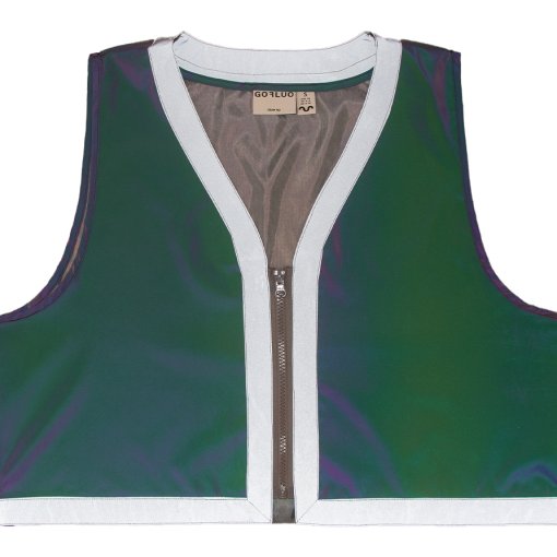 Immagine prodotto da Gofluo Gilet ad Alta Visibilità Donna - Blackstar Bodyglower - Grey Reflective