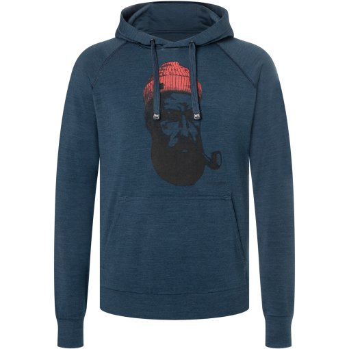 Productfoto van SUPER.NATURAL Fav Sailor Hoodie Heren - Blueberry/Jet Black/High Risk Red